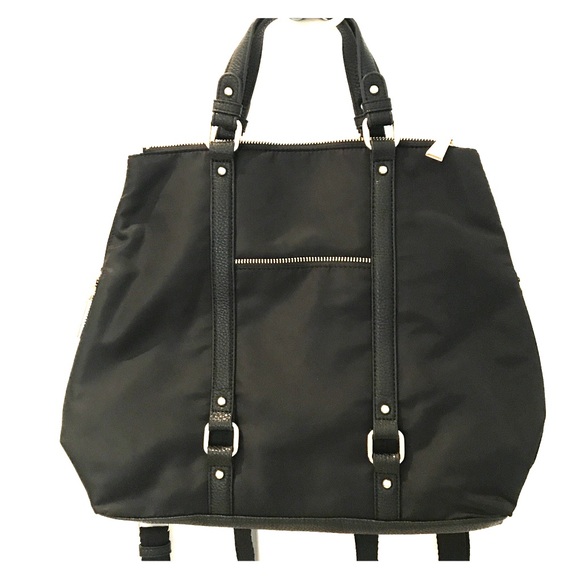 White House Black Market Handbags - White House Black Market Black Backpack